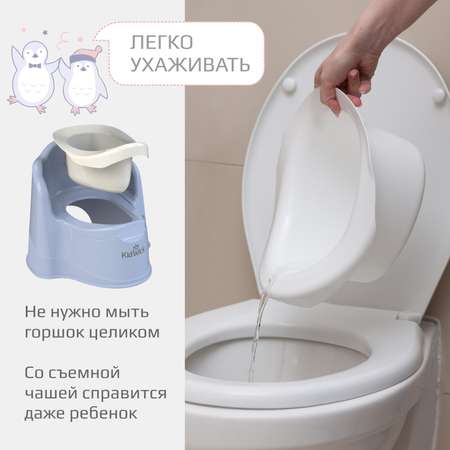 Горшок KidWick Трон фиолетовый