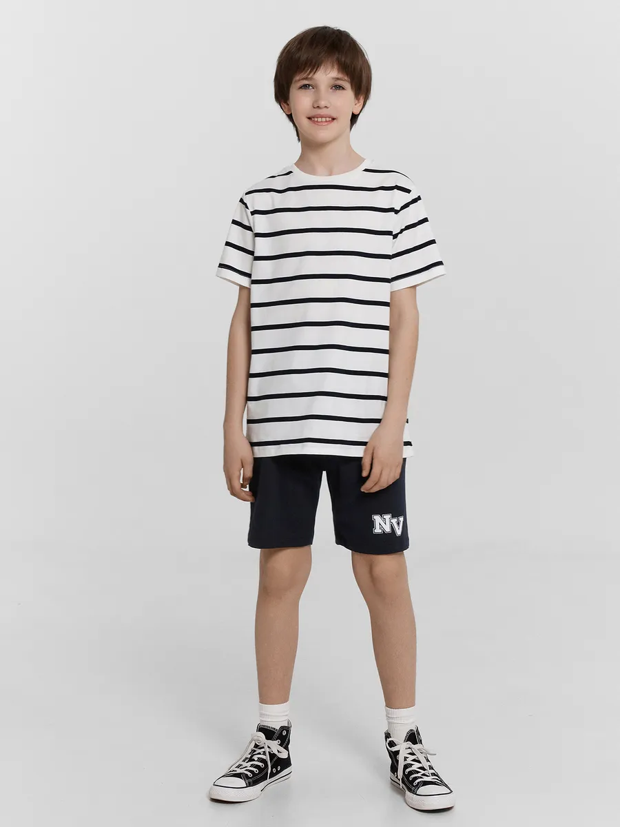 Шорты 2 шт Mark Formelle (Марк Формэль) 133330-2/черный +серый +печать - фото 3