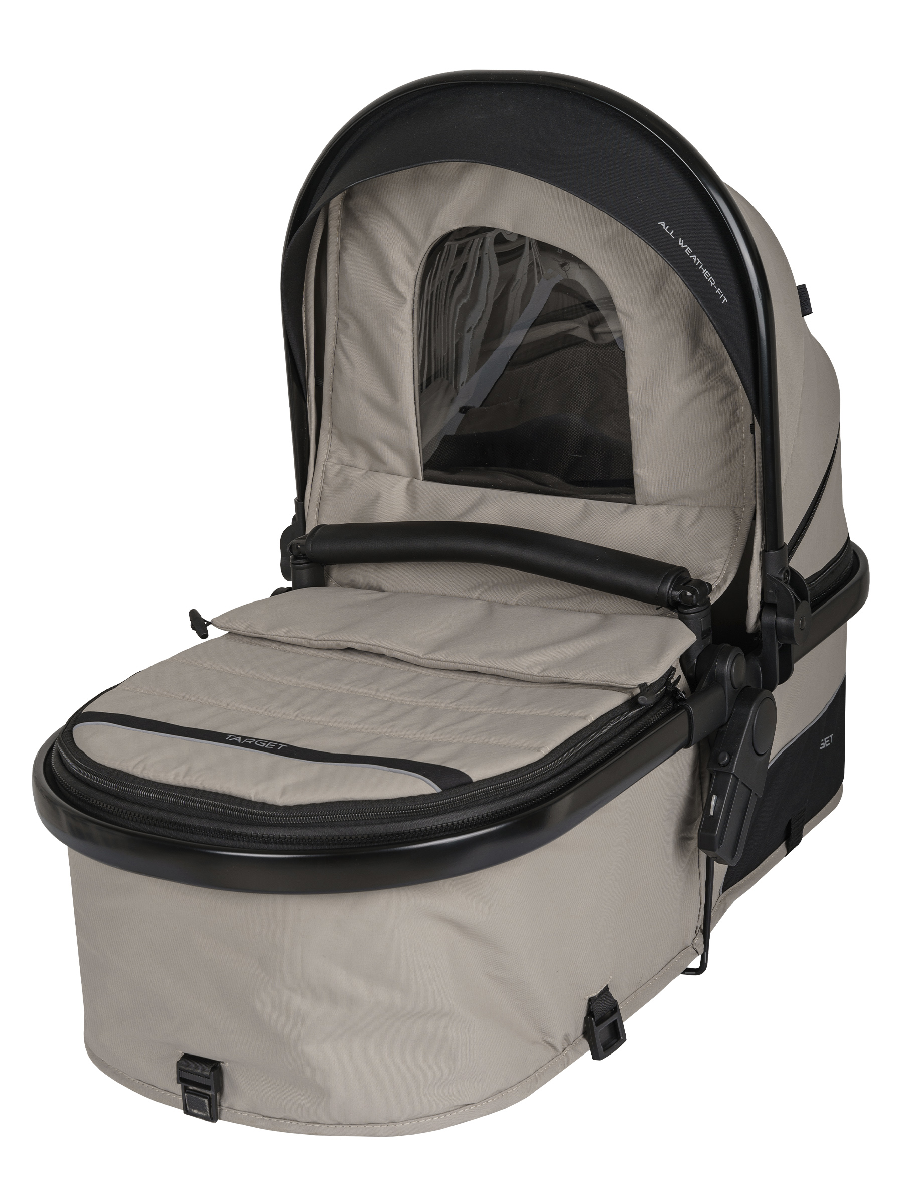 Коляска трансформер Indigo TARGET 3в1 бежевый - фото 22