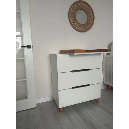 Детский пеленальный комод Incanto Anniken LUX 800/3 цвет белый бук