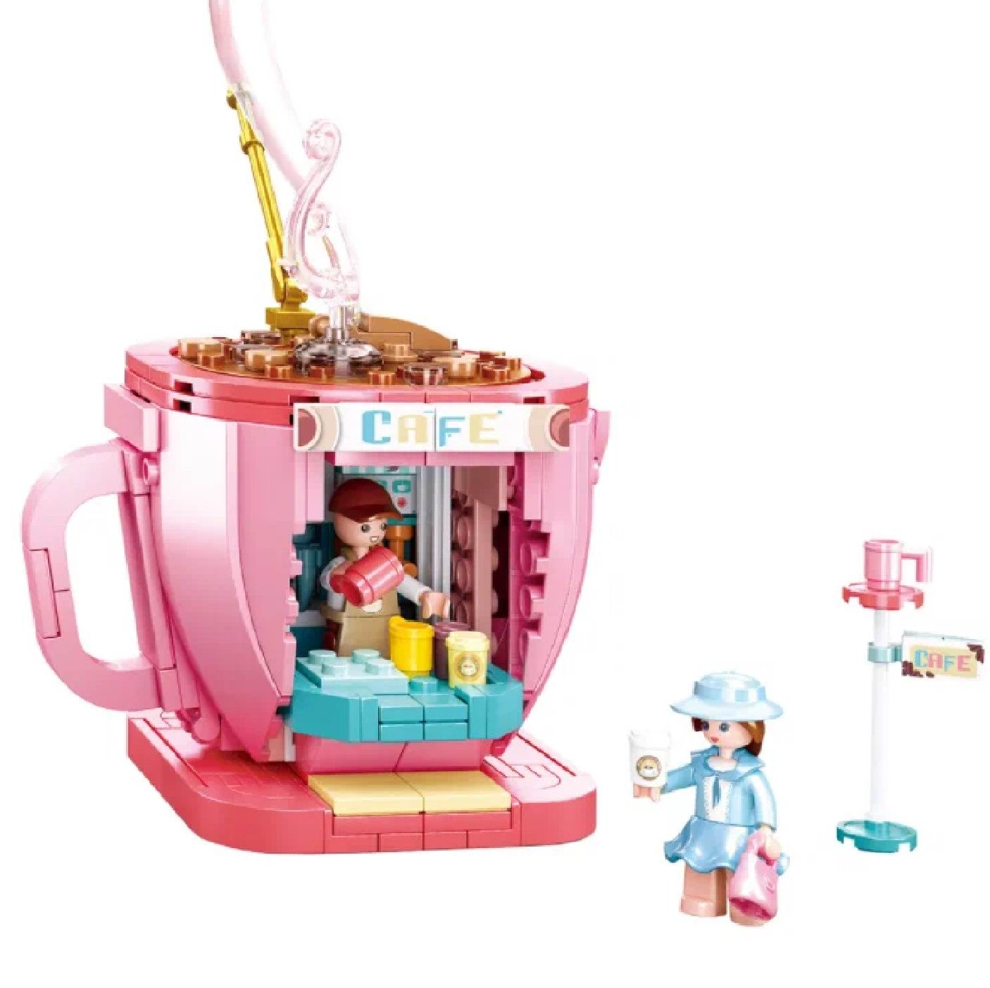 Конструктор SLUBAN Мини-кафе Кофейня - фото 5