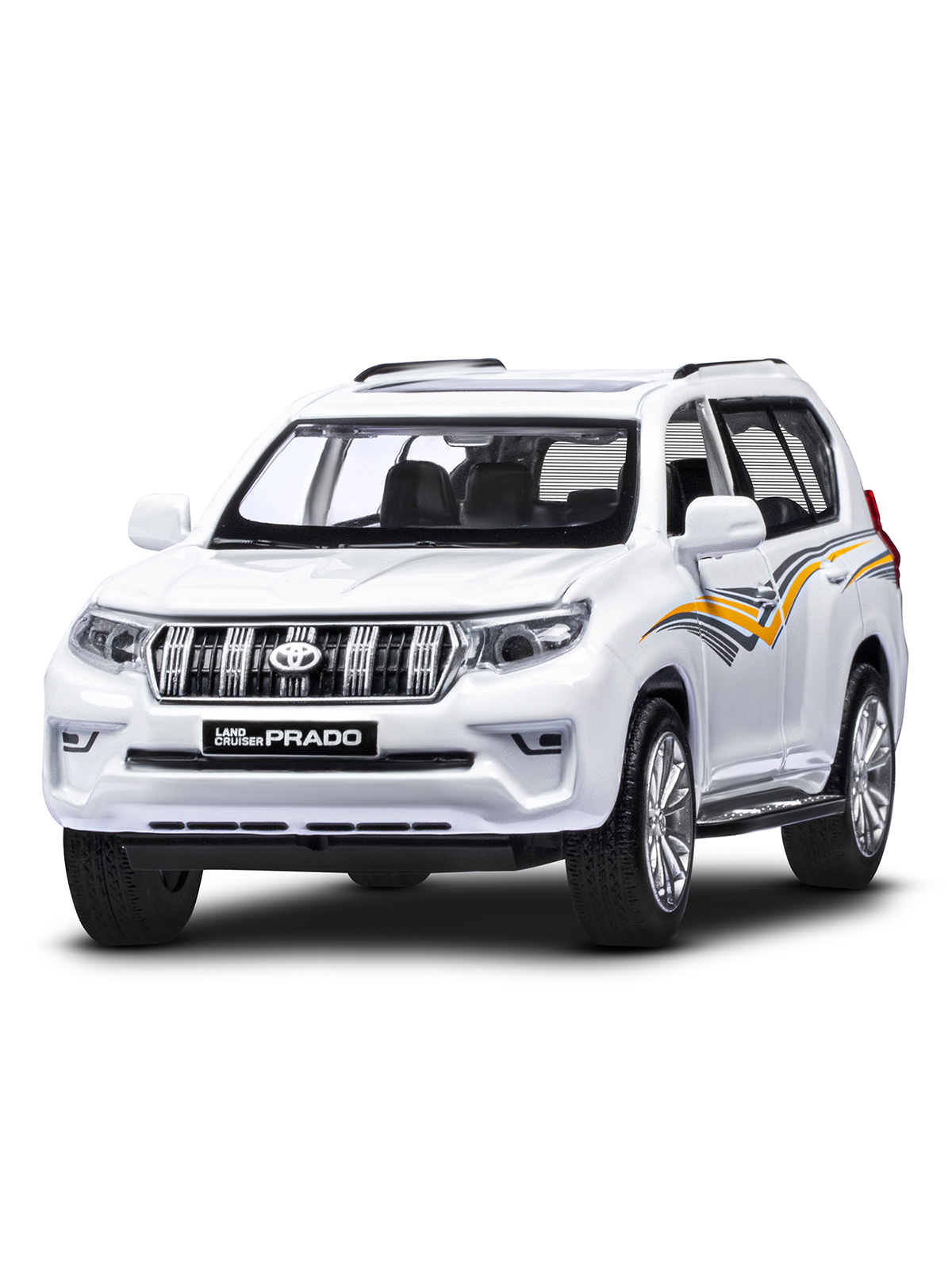 Внедорожник АВТОпанорама Toyota Land Cruiser Prado 1:32 JB1251319 - фото 20