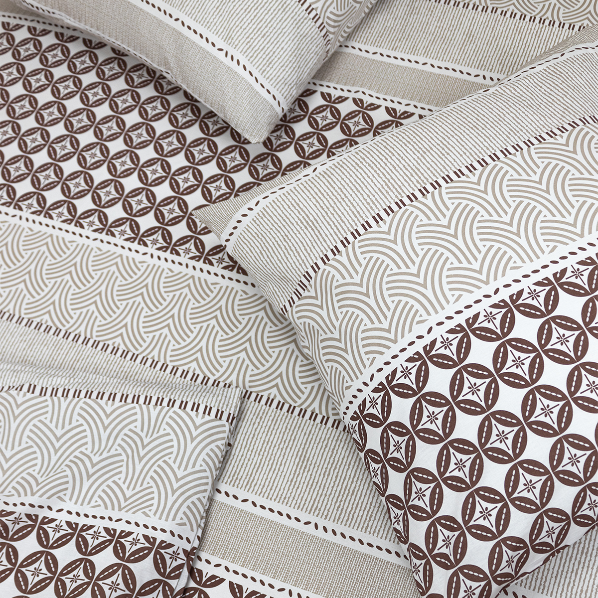 Комплект постельного белья BRAVO Кремат полутораспальный 4 предм. - фото 9