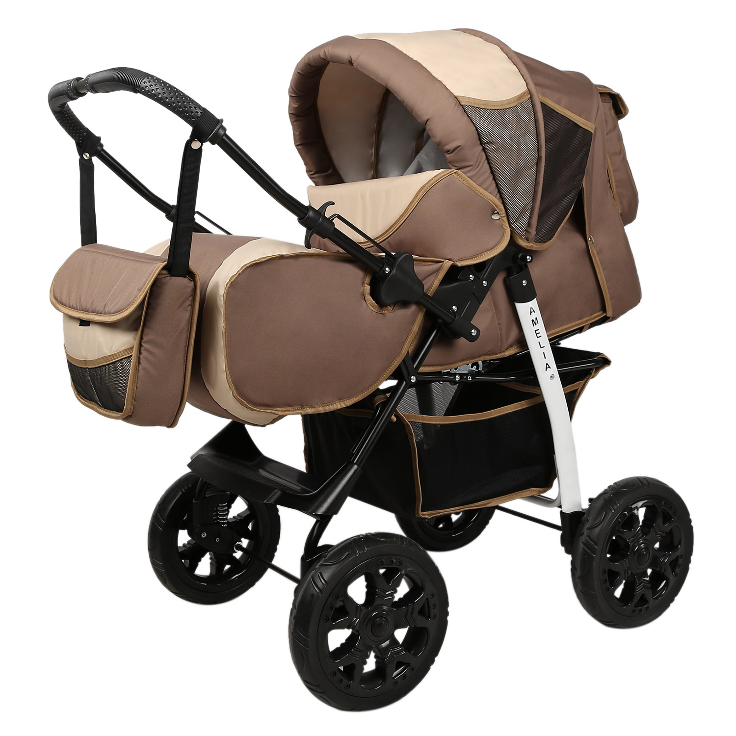 Коляска трансформер alis Amelia бежевый - фото 2