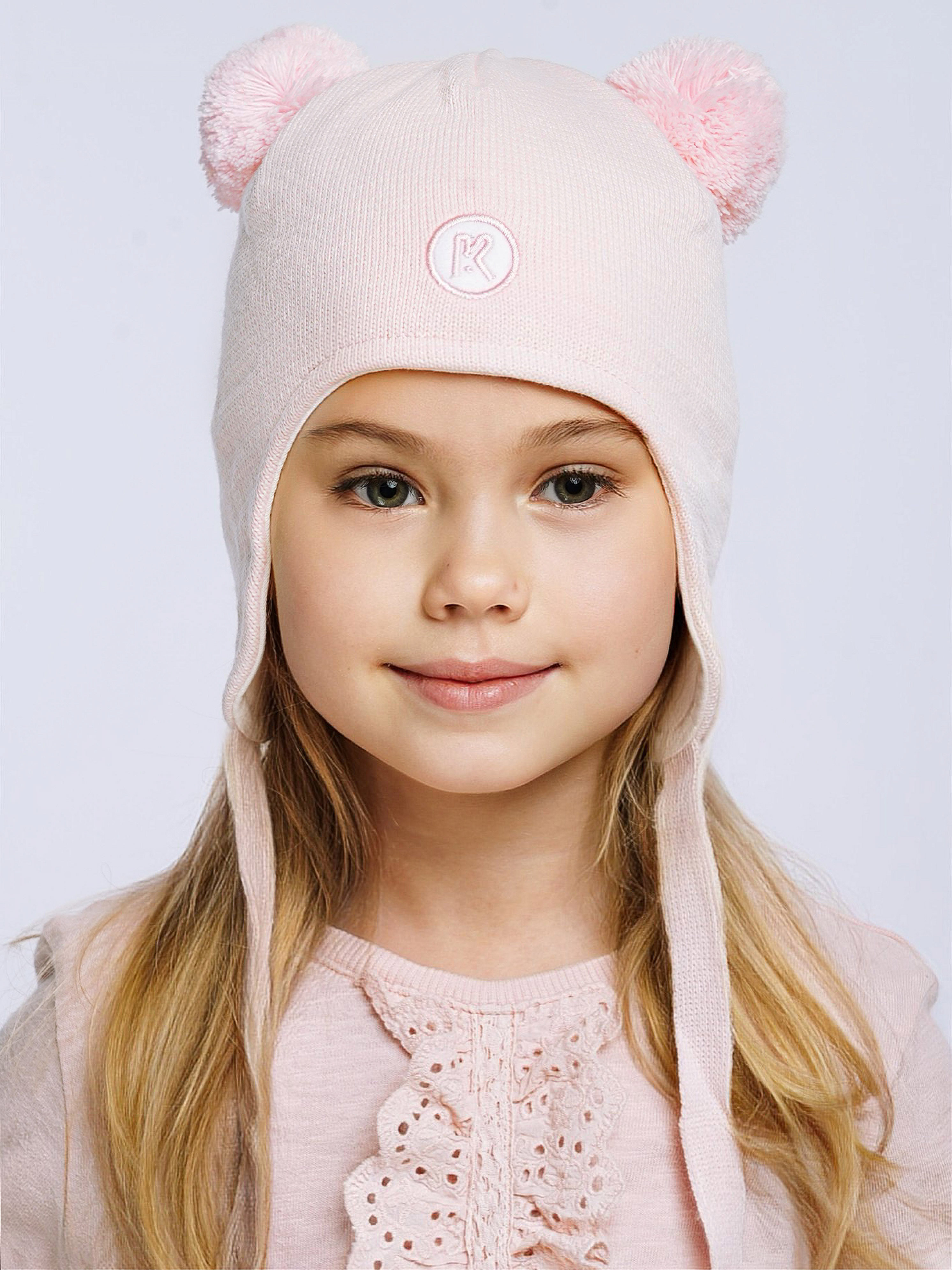 Шапка ПриКиндер M3-1957 Цвет: светло-розовый/белый - фото 9