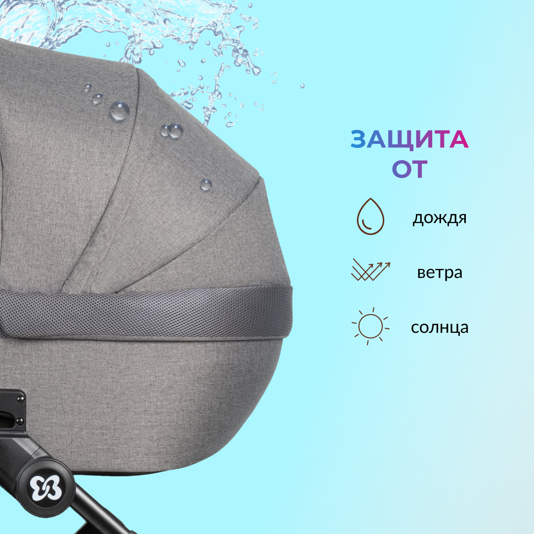 Коляска 3в1 Farfello Molly Pro - фото 7