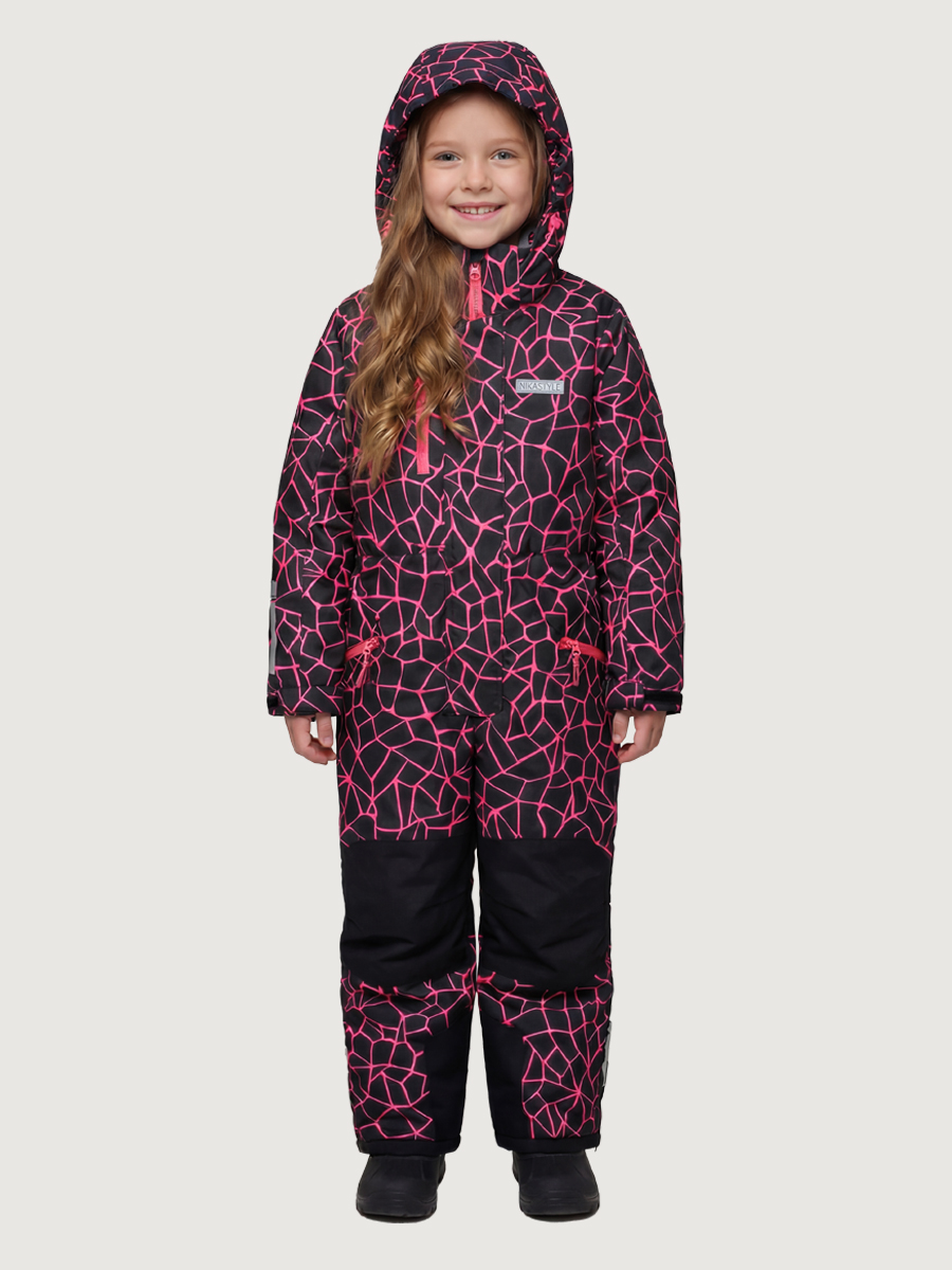Комбинезон NIKASTYLE 8з2625 фуксия/черный - фото 1