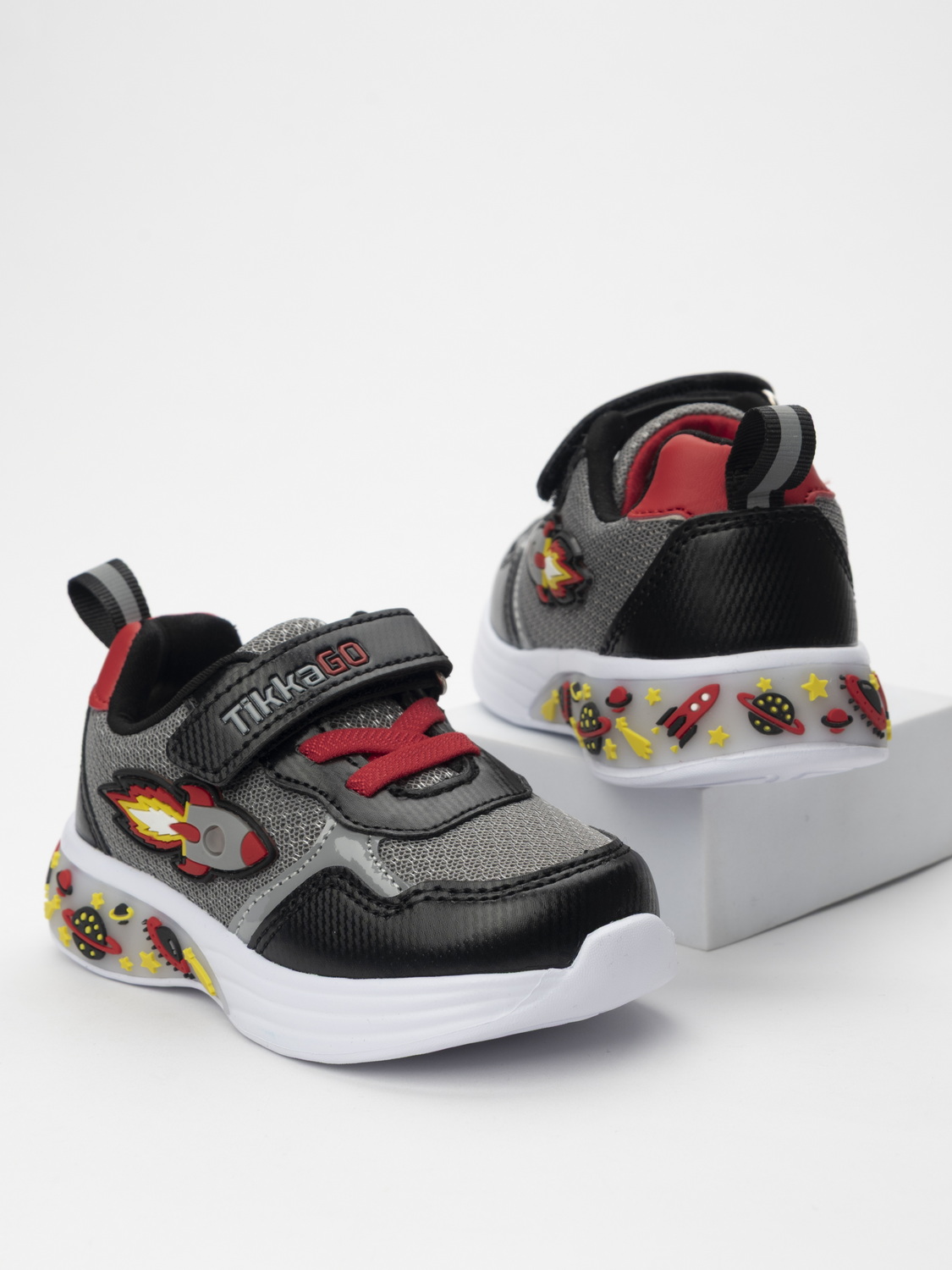 Кроссовки TikkaGo 3D39_11373_grey-red - фото 2