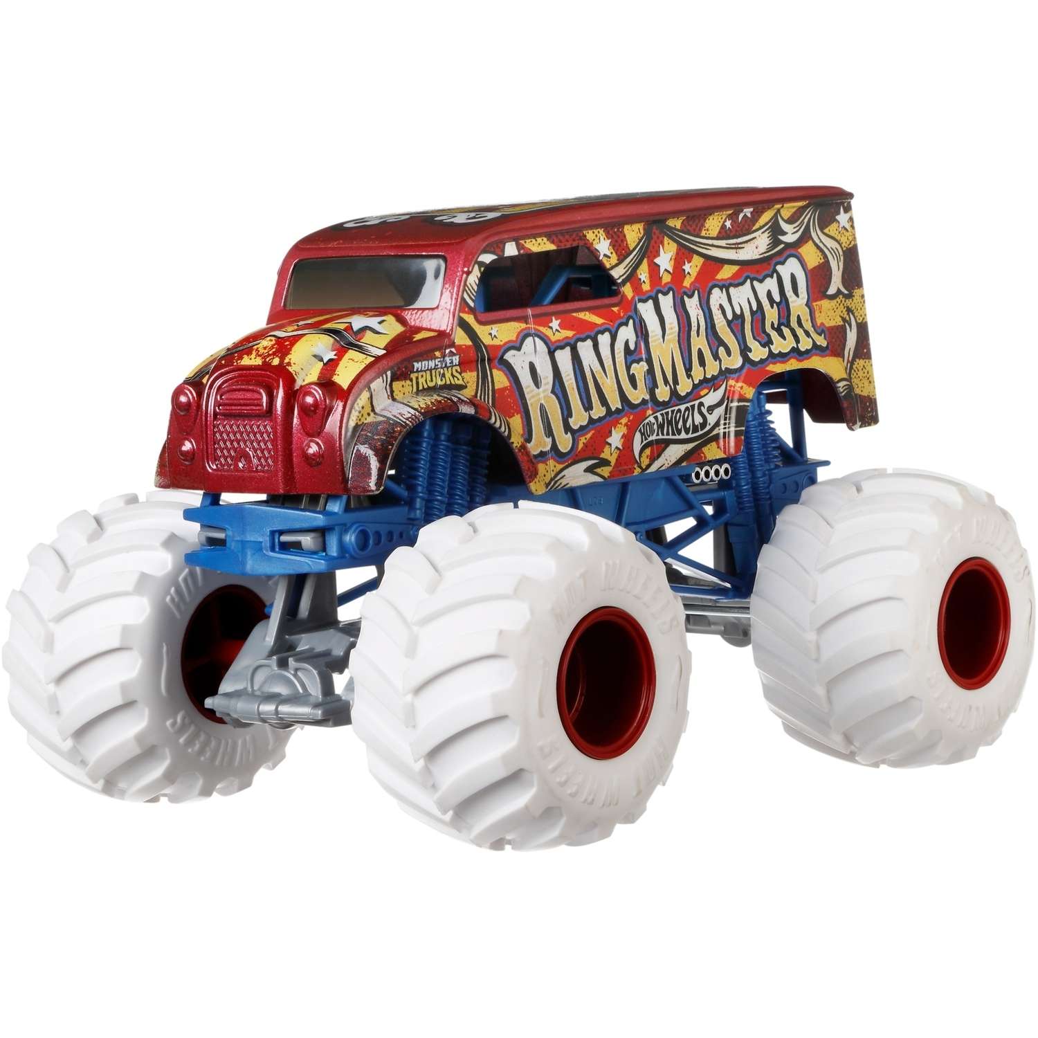Автомобиль Hot Wheels Monster Tracks Мастер ринга 1:24 FYJ83 - фото 5