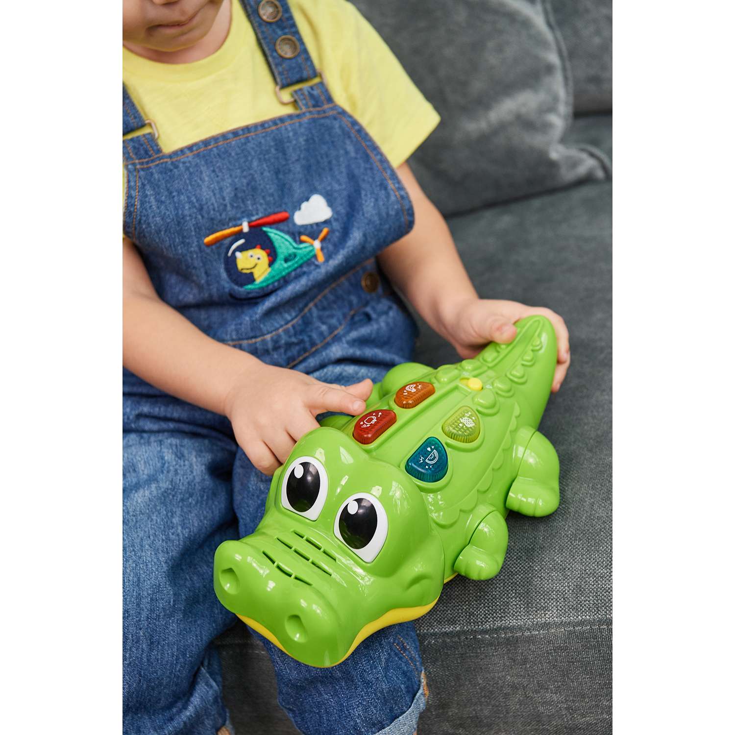 Игрушка BabyGo Малыш-крокодил - фото 3