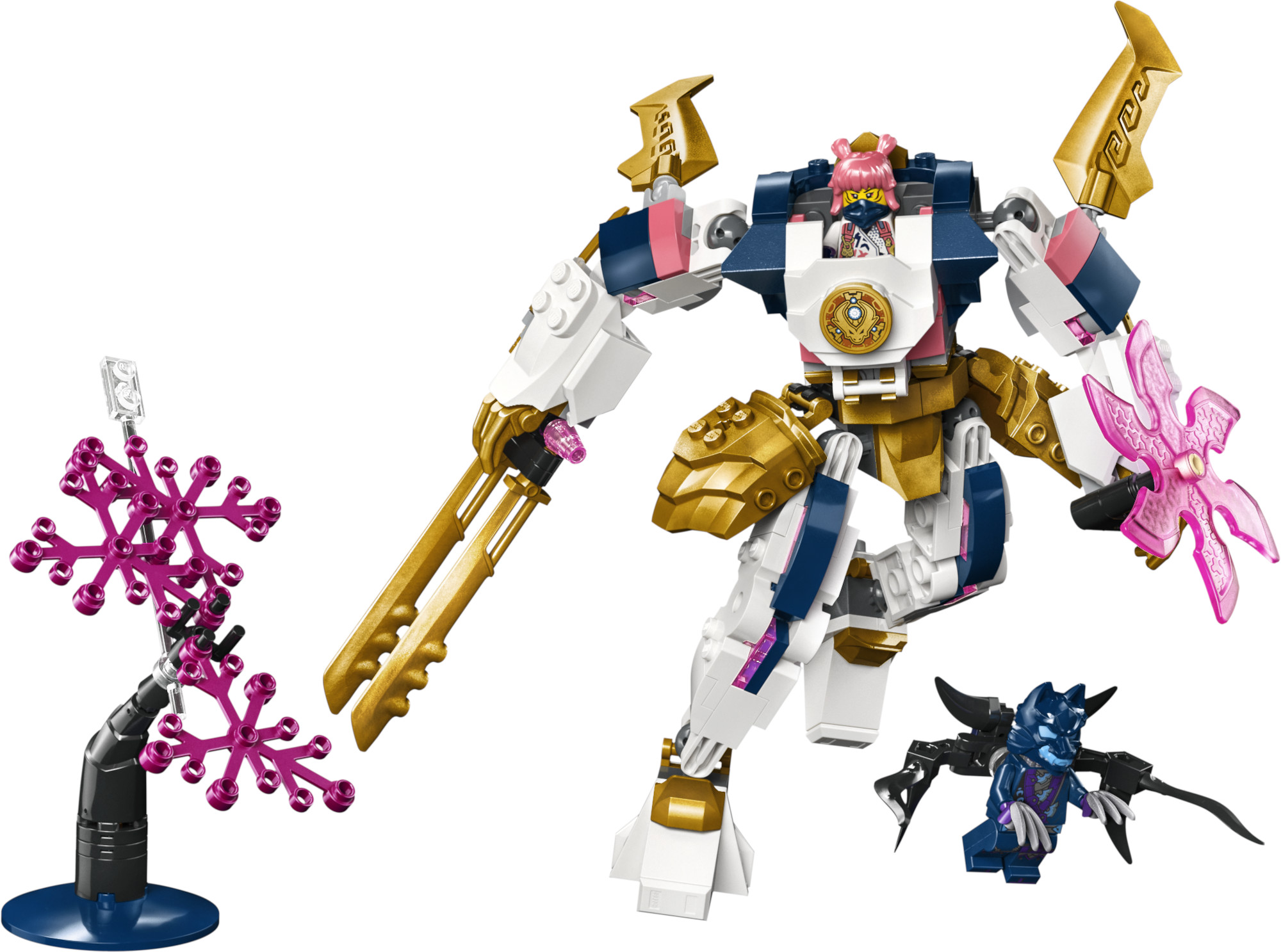Конструктор LEGO NINJAGO Soras Elemental Tech Mech 209 дет. - фото 2