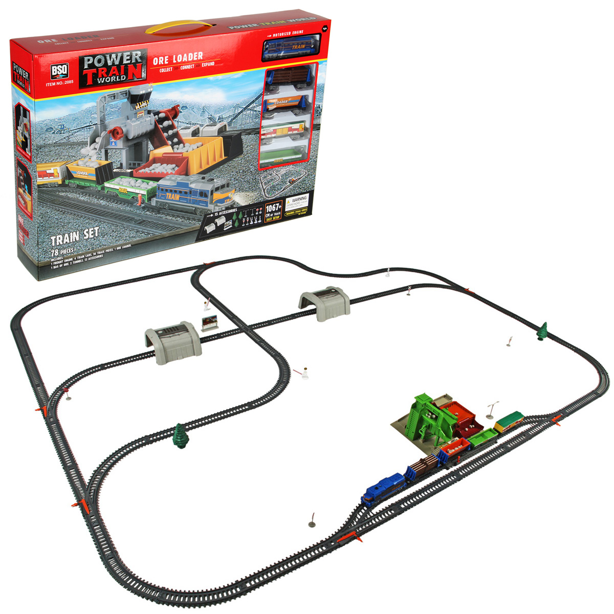 Развивающая железная дорога Veld Co 176 см 136352 - фото 1