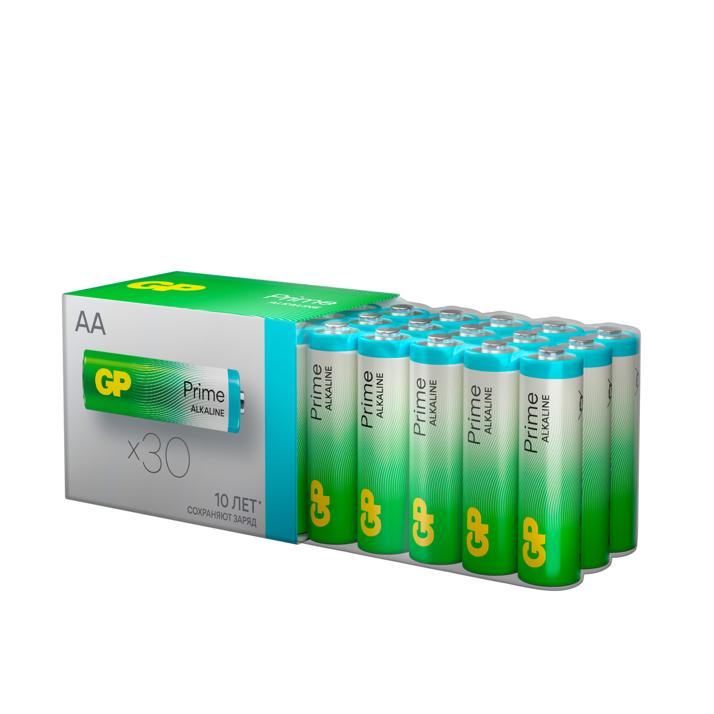 Набор батареек GP Super Alkaline AA LR6 30 шт. 15A-B30 - фото 10