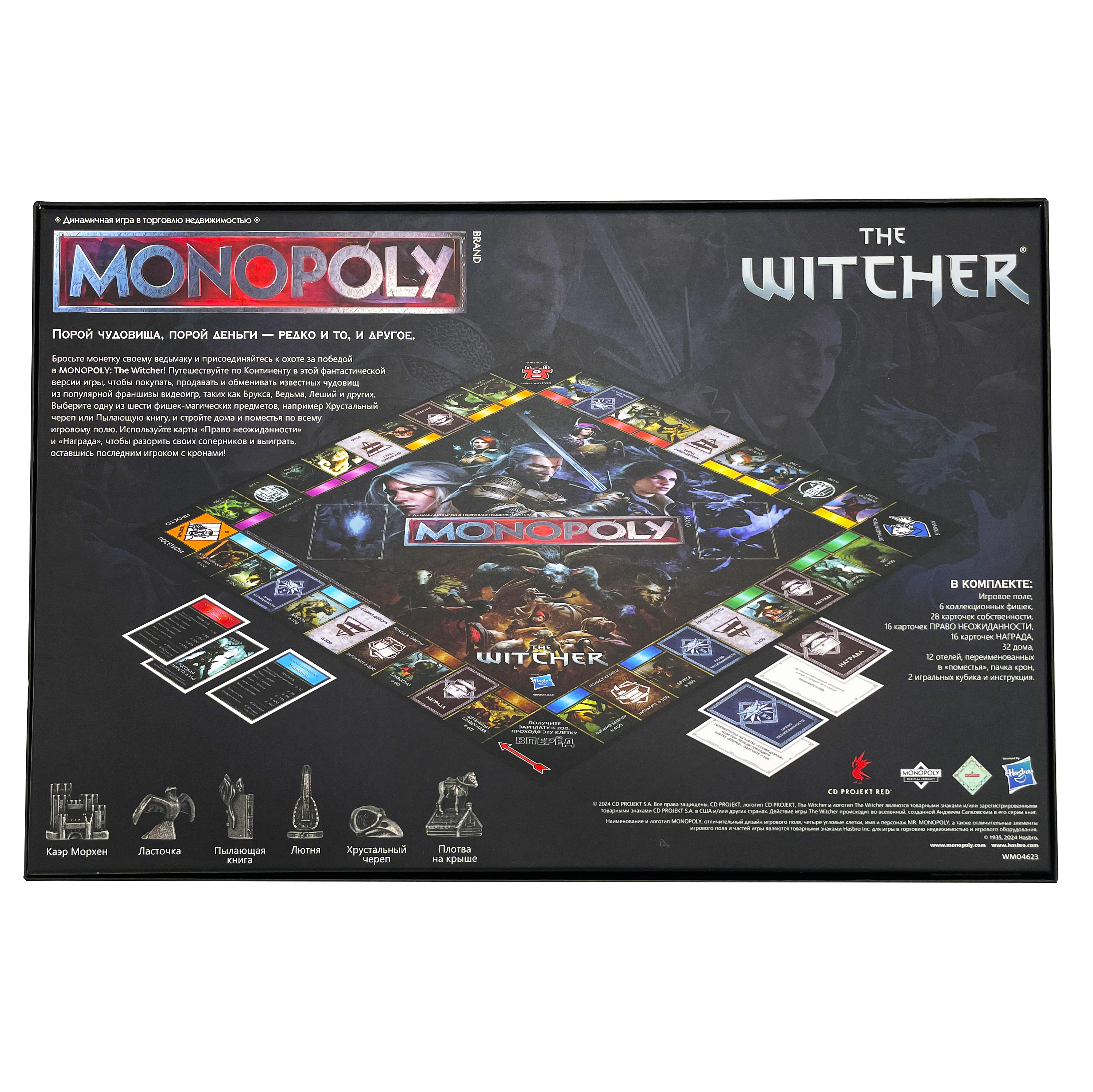 Настольная игра Hasbro Games the Witcher Монополия Ведьмак - фото 12