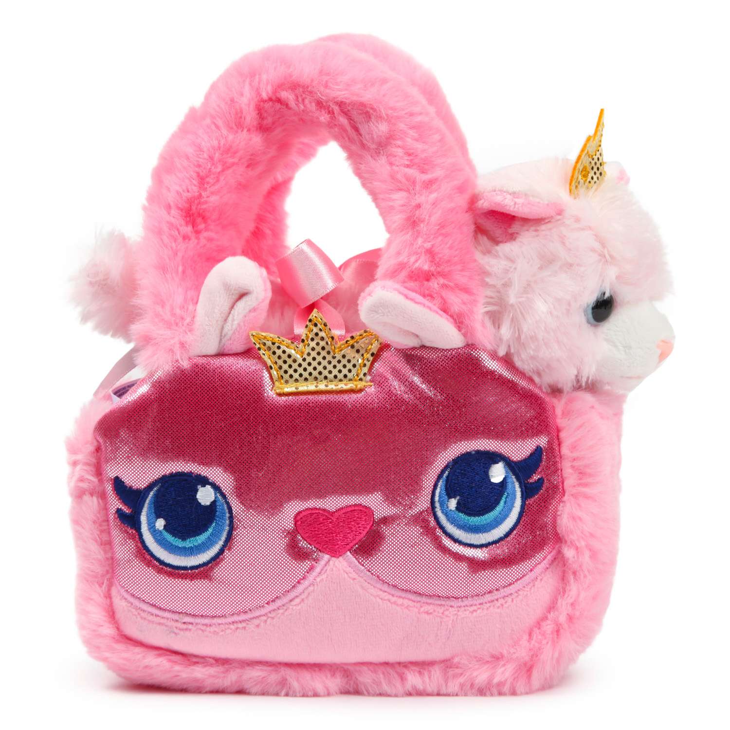 Игрушка мягкая Aurora Кошечка в сумке 220104K - фото 1