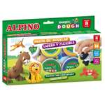Тесто-пластилин ALPINO 8 цв.