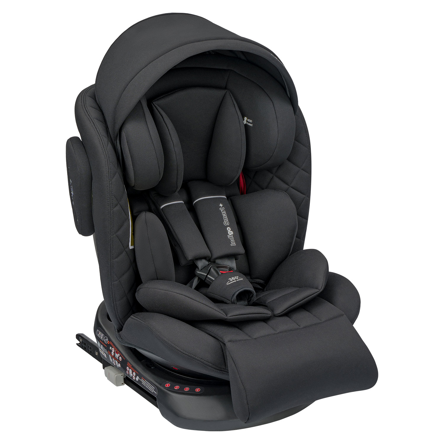 Автокресло Indigo SMART Isofix 0+/1/2/3 (0-36 кг) - фото 1