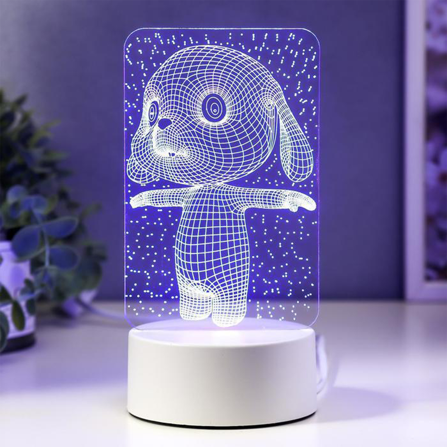 Светильник MINI-TOYS Щенок LED RGB - фото 2