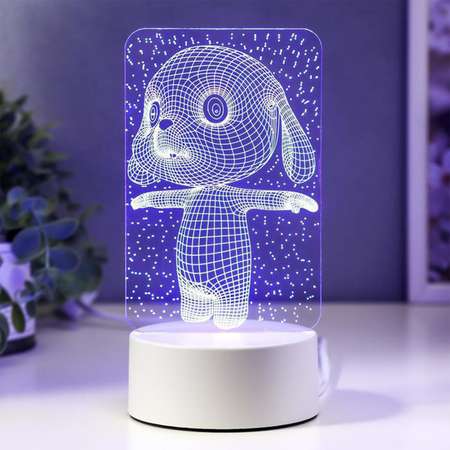 Светильник MINI-TOYS Щенок LED RGB