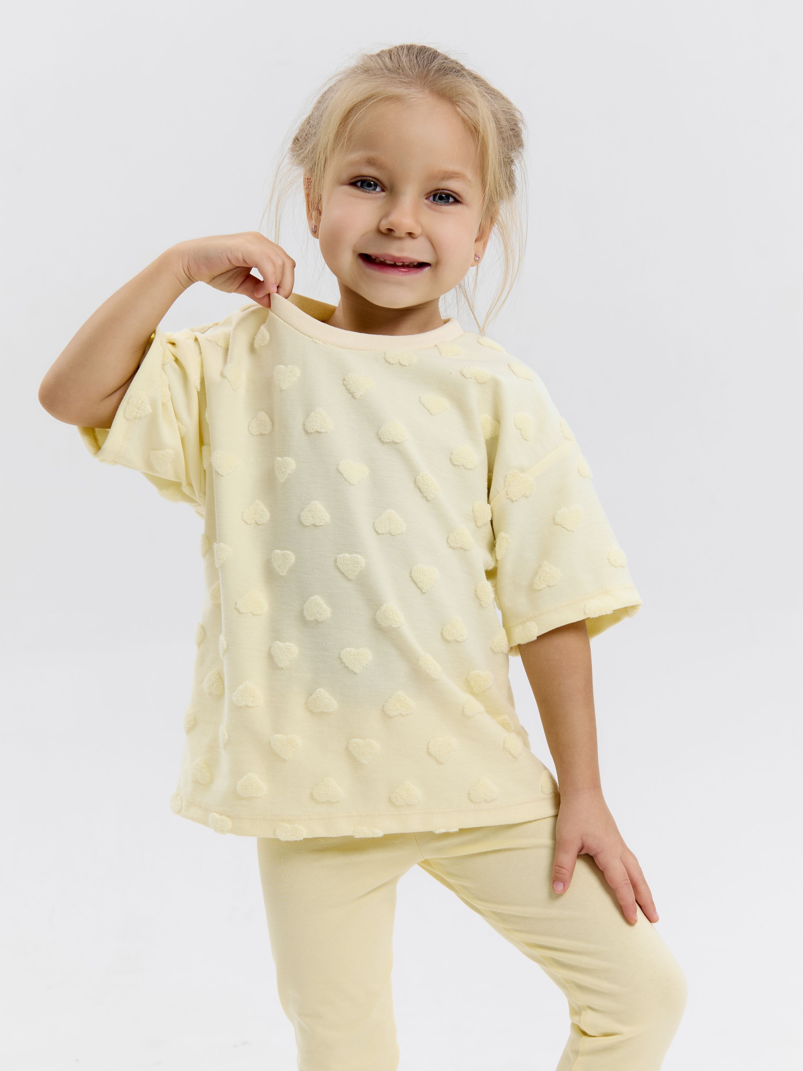 Футболка и леггинсы LEVA костюм_Томми_желтый - фото 9