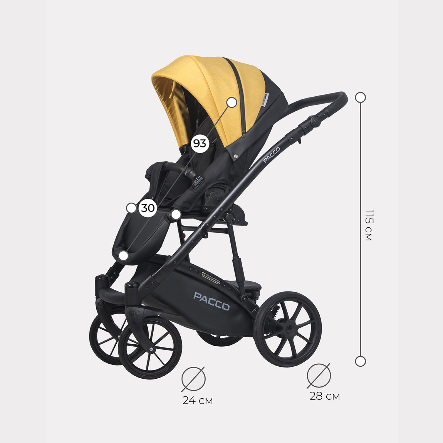 Коляска 2в1 Riko Basic Pacco - фото 4