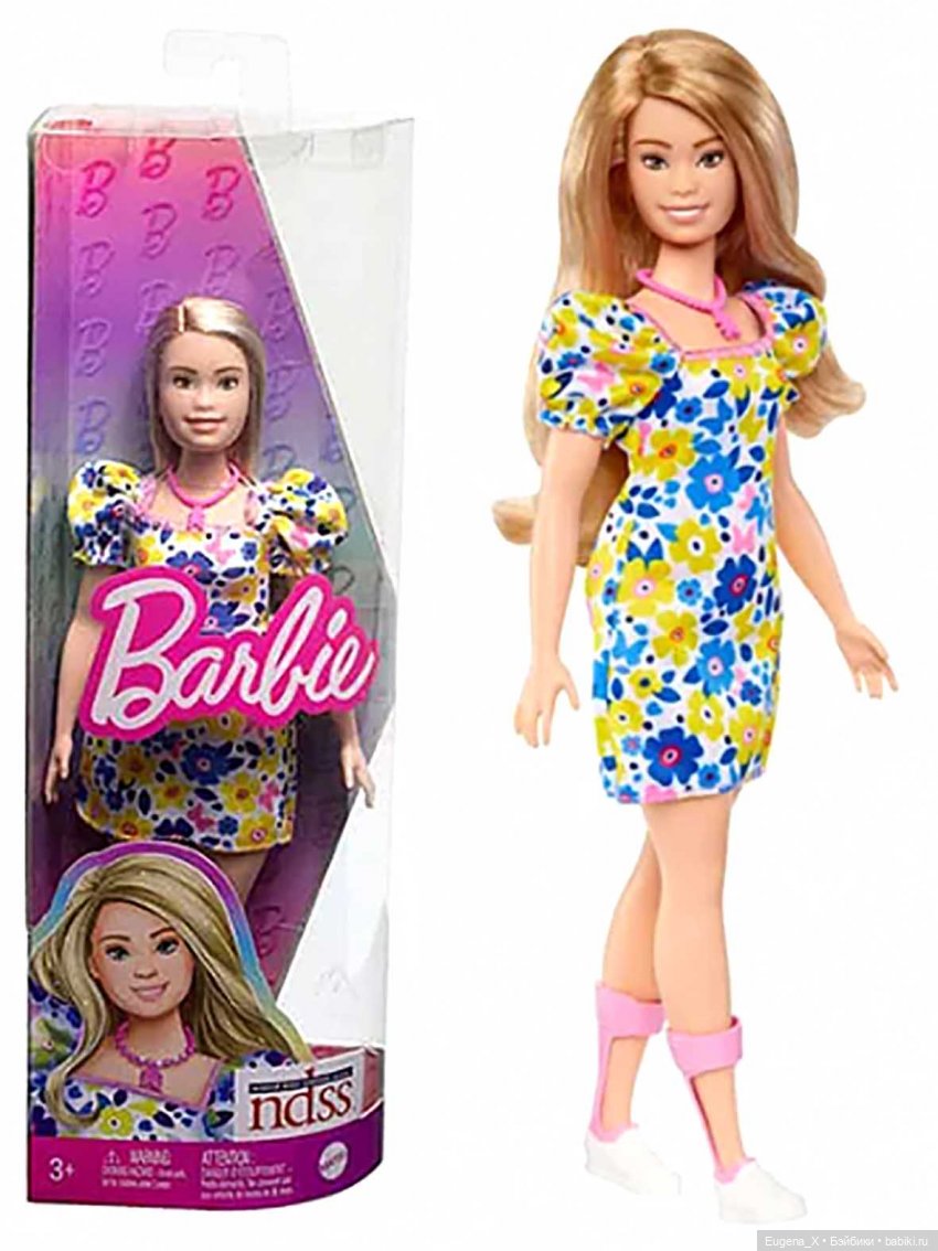 Кукла модельная Barbie Fashionistas высота 29 см HJT05 - фото 1