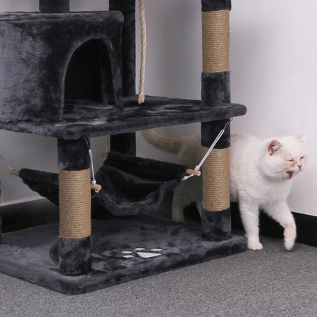 Игровой комплекс для кошек дом Pet БМФ Черный
