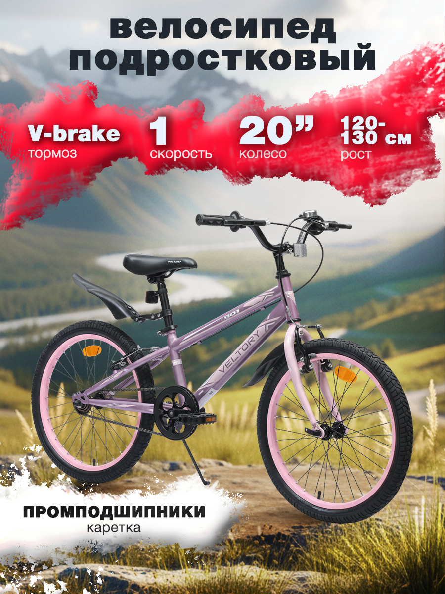 Двухколесный велосипед Veltory 20 дюймов - фото 1