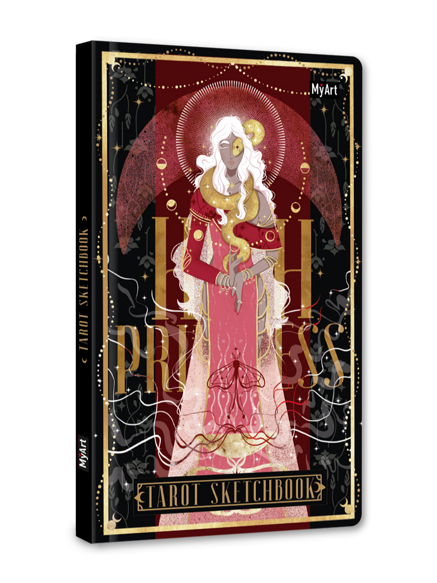 Скетчбук Проф-Пресс блокнот Таро Жрица А5 40 лист. 1 шт. - фото 6