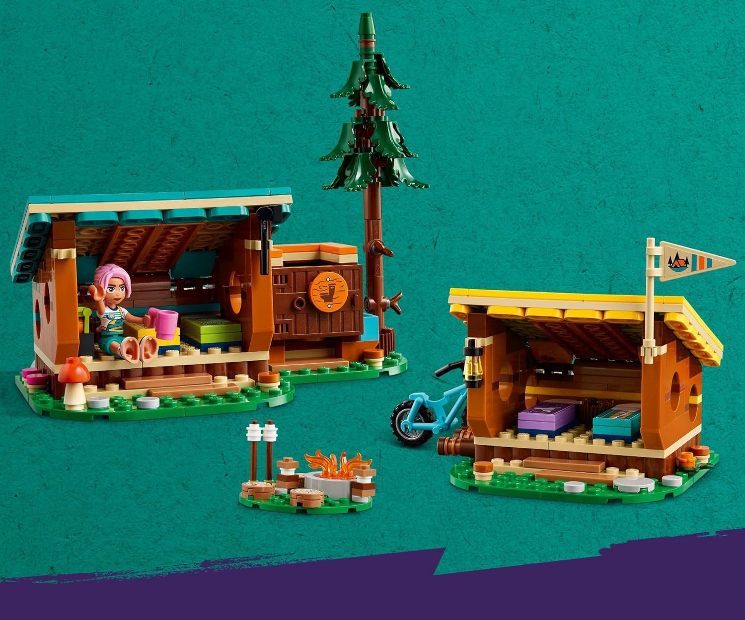 Конструктор LEGO Friends Уютные коттеджи у костра 437 дет. - фото 8