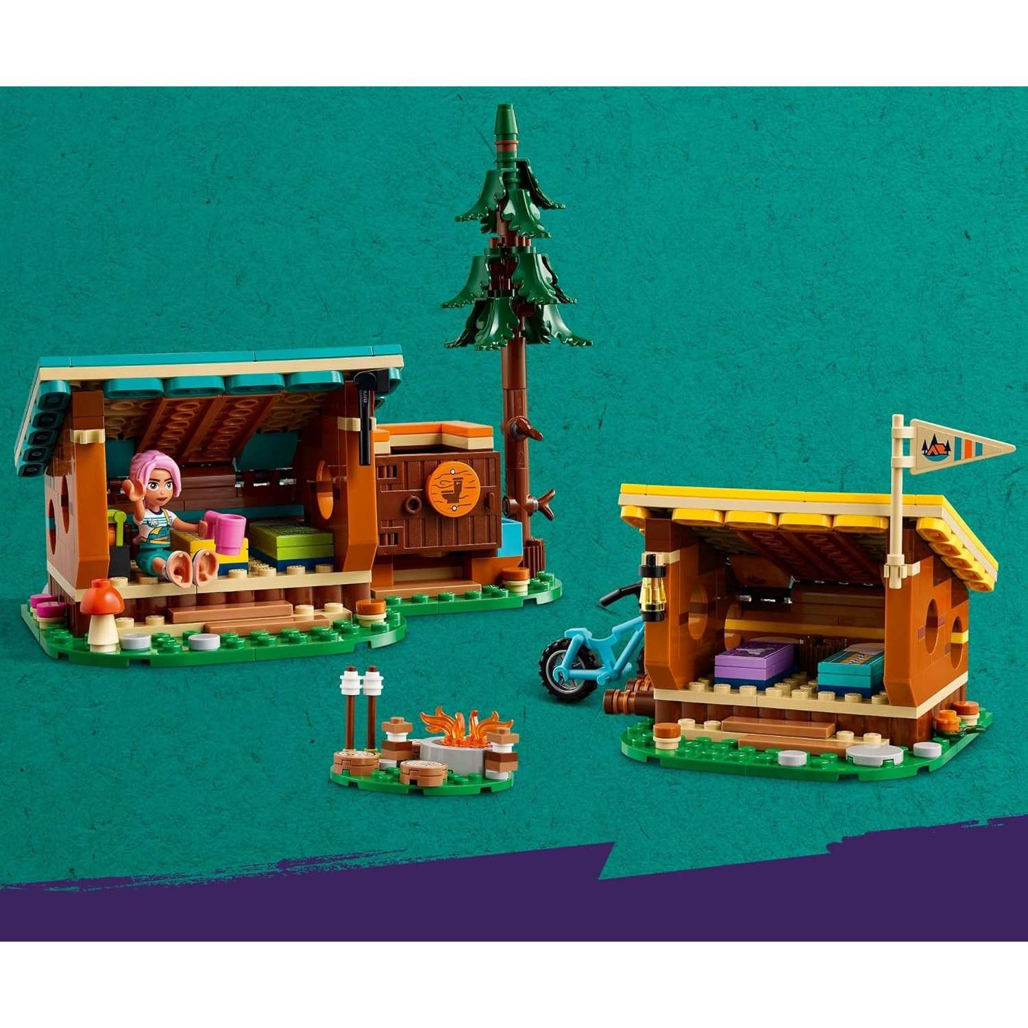Конструктор LEGO Friends Уютные коттеджи у костра 437 дет. - фото 8