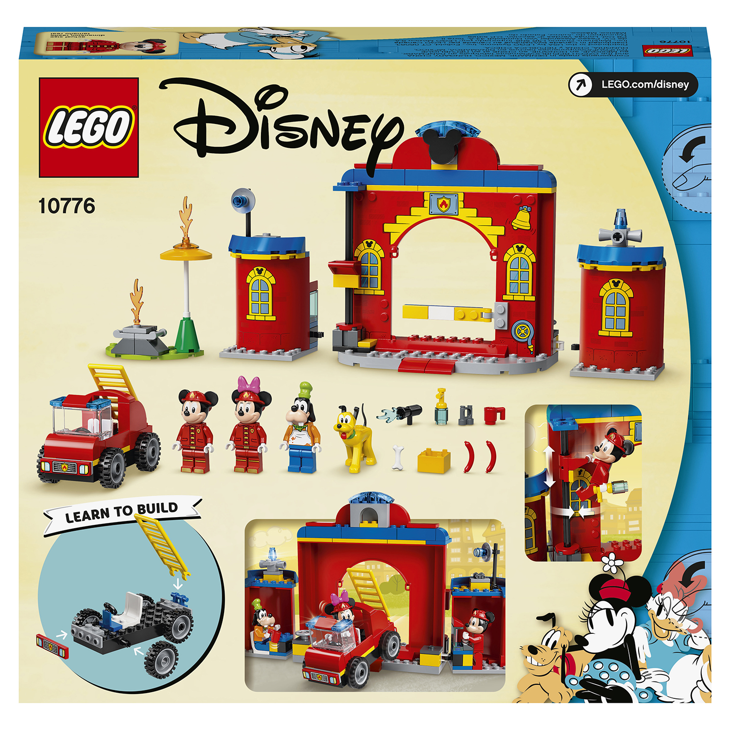 Конструктор LEGO Mickey and Friends Пожарная часть и машина Микки 144 дет. - фото 3