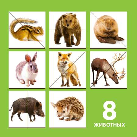 Пазл Лесная мастерская деревянный