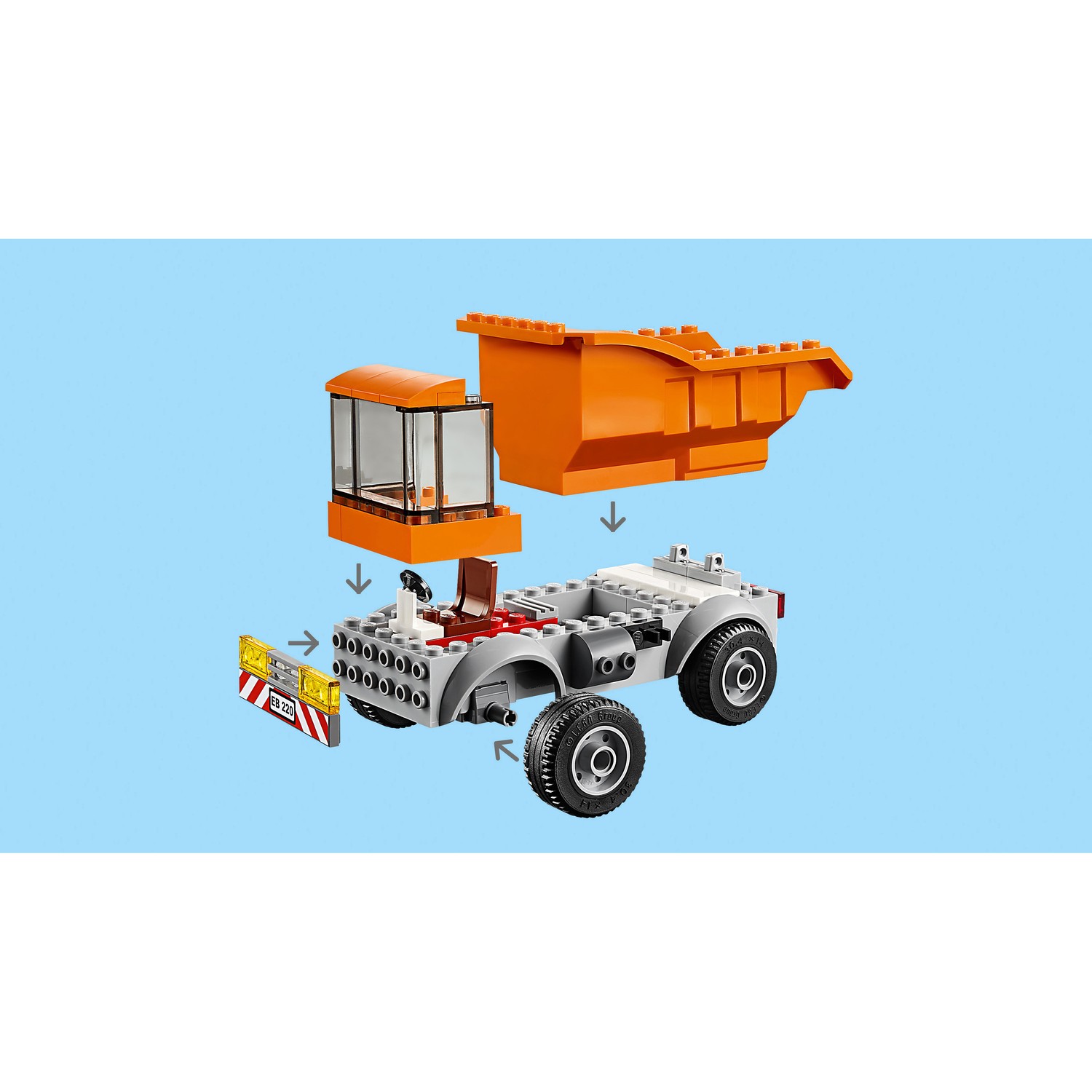 Конструктор LEGO City Great Vehicles Мусоровоз блочный - фото 8