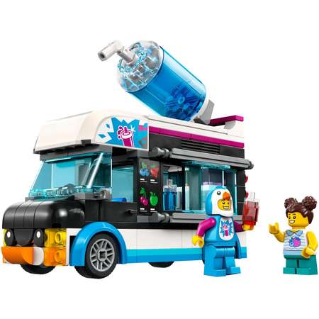 Конструктор LEGO City Фургон для шейков Пингвин блочный