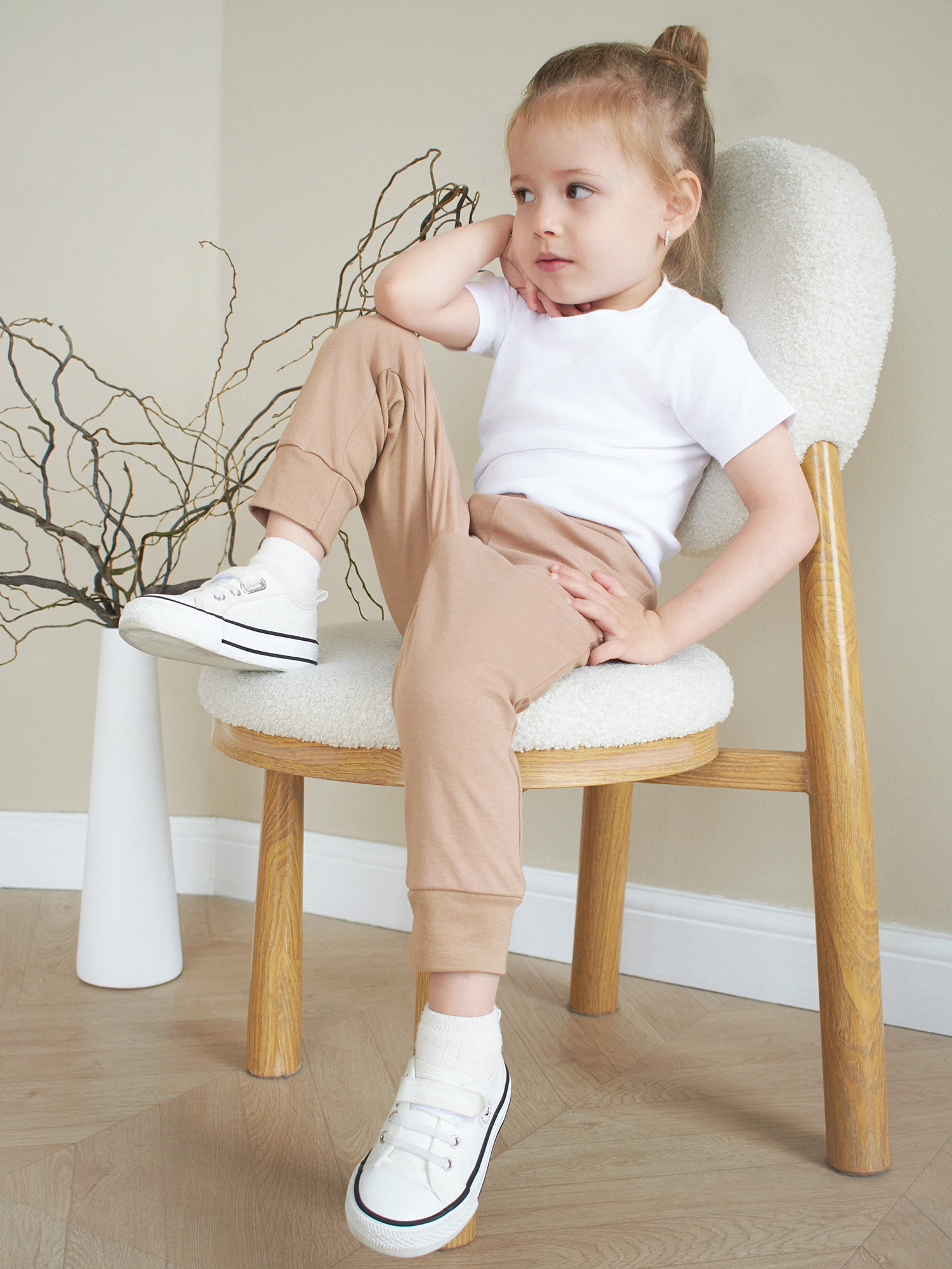 Брюки Mami-kids А-032/коричневый - фото 1