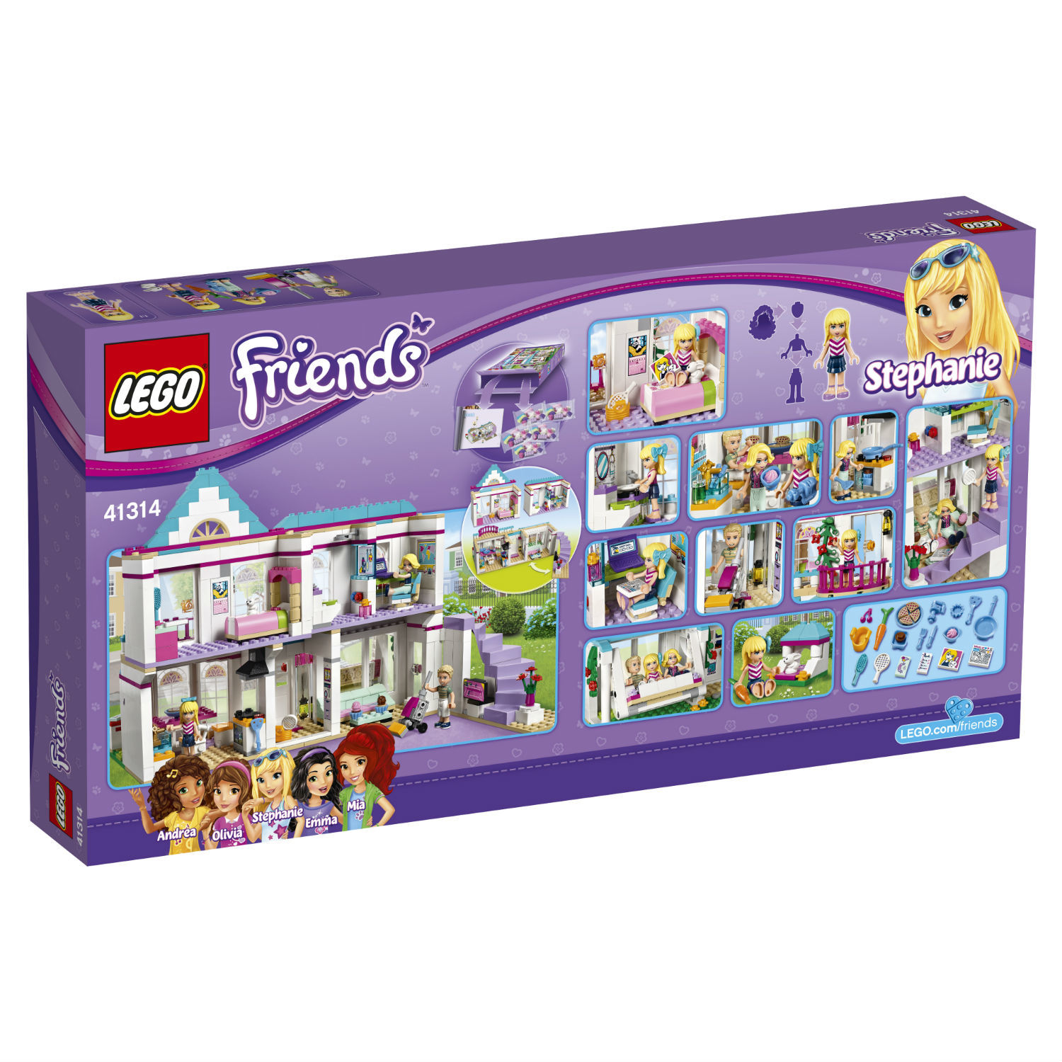 Конструктор LEGO Friends Дом Стефани блочный - фото 3