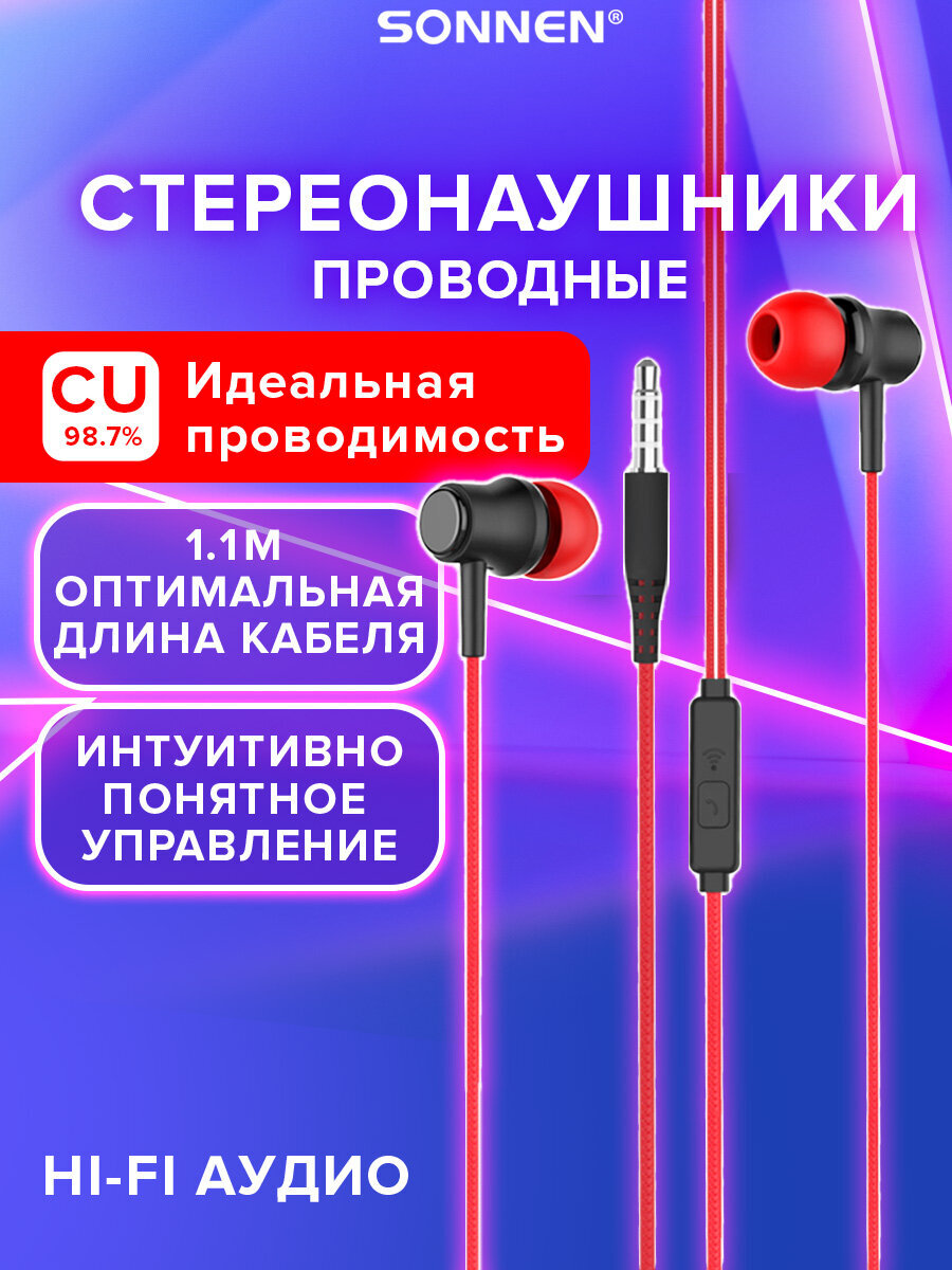 Наушники-вкладыши Sonnen - фото 4