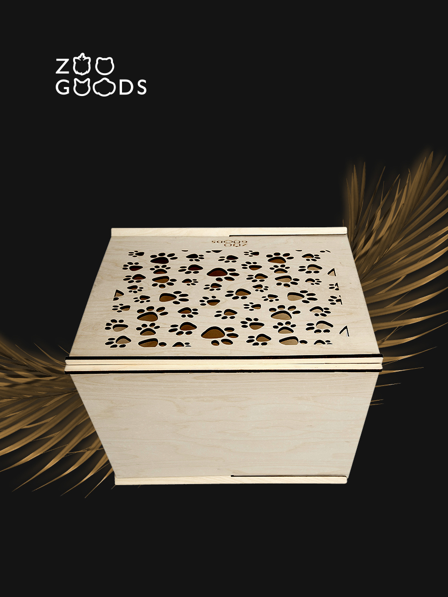 Домик для животных Zoo Goods Треугольный Лапки - фото 5