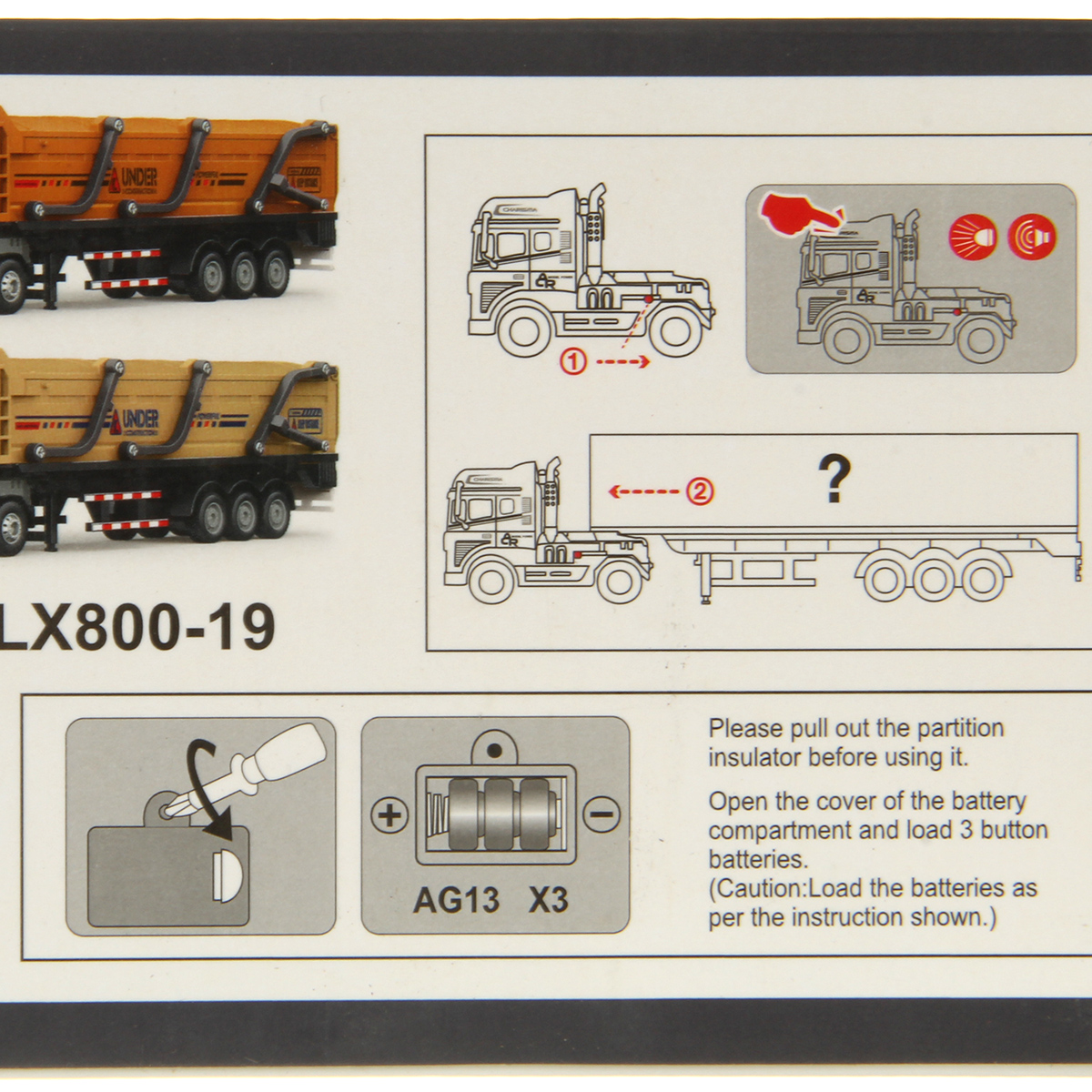 Грузовик Veld Co 1:24 133565 - фото 21