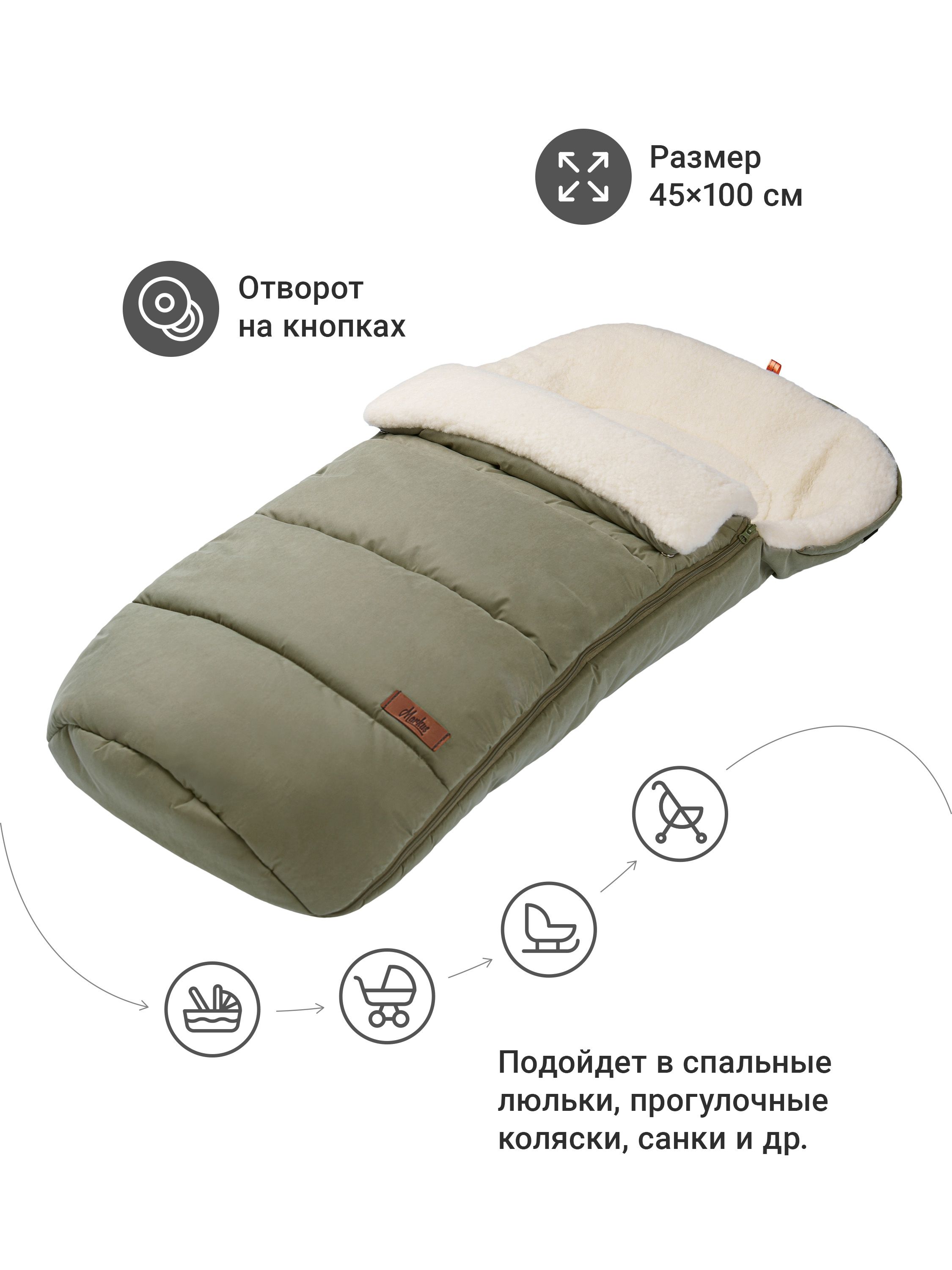 Зимний конверт в коляску Huge Basic - фото 4