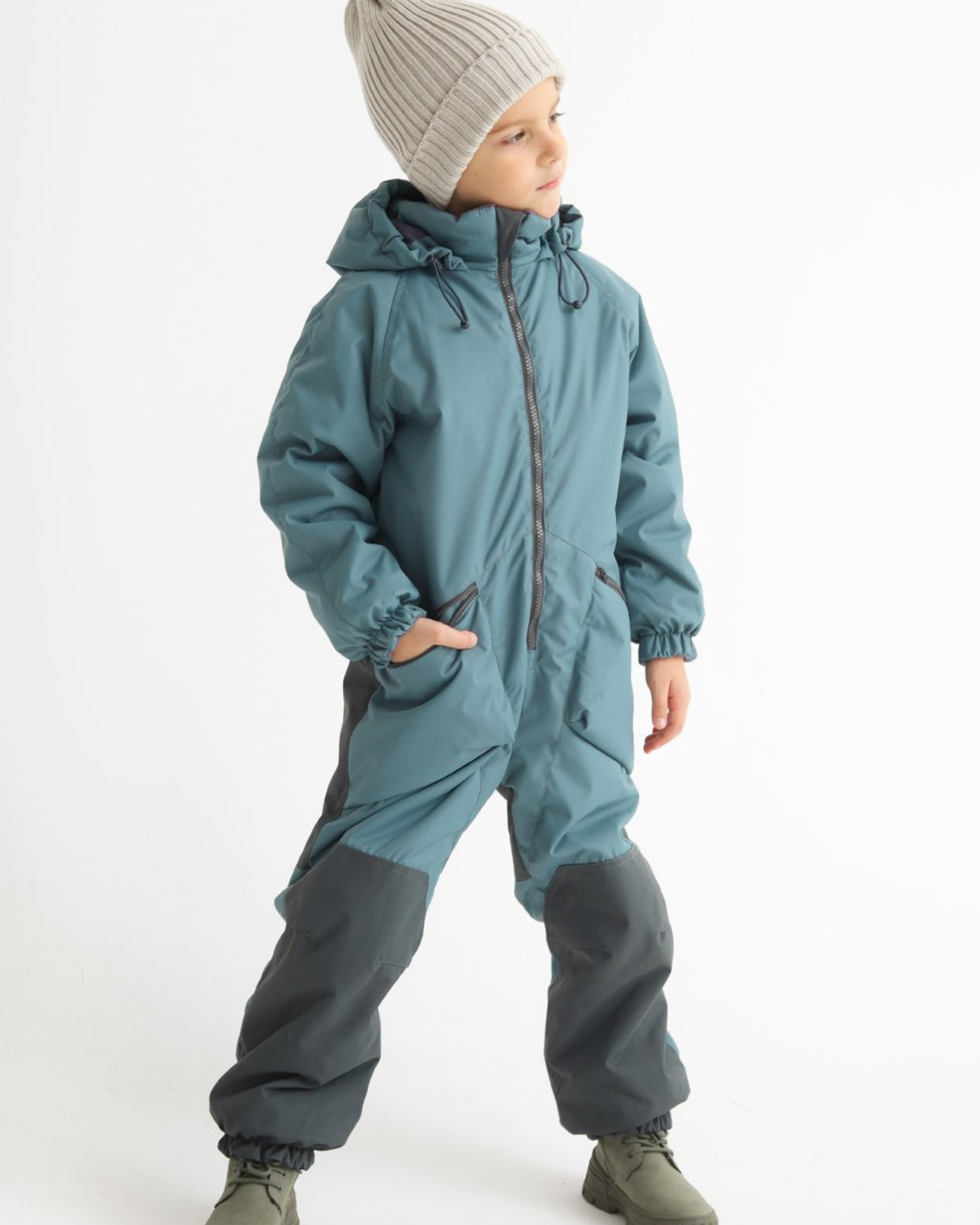 Комбинезон MINIDINO В-КОМ-010/1/ДКомбинезон детский демисезонный 3.0 васаби - фото 1