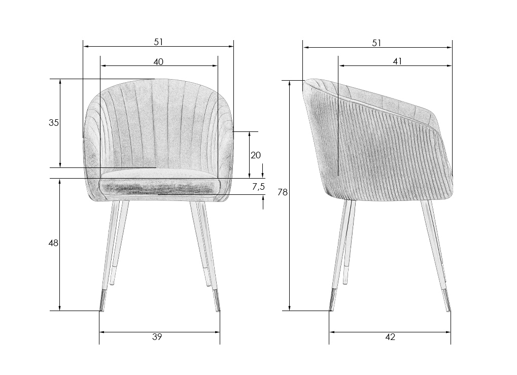 Стул DOBRIN MARY - фото 10