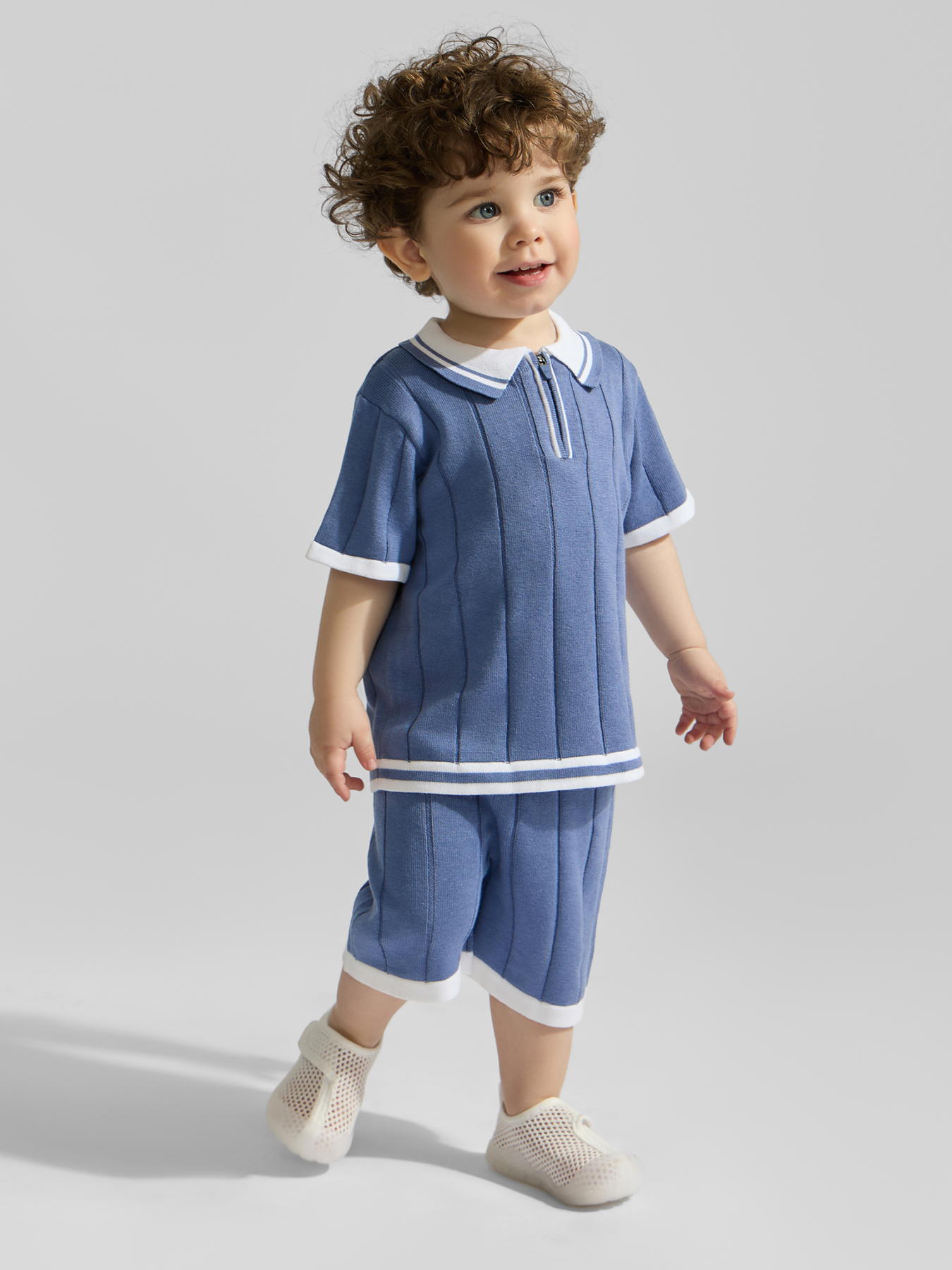 Поло и шорты Happy Baby 88683-0_blue - фото 1