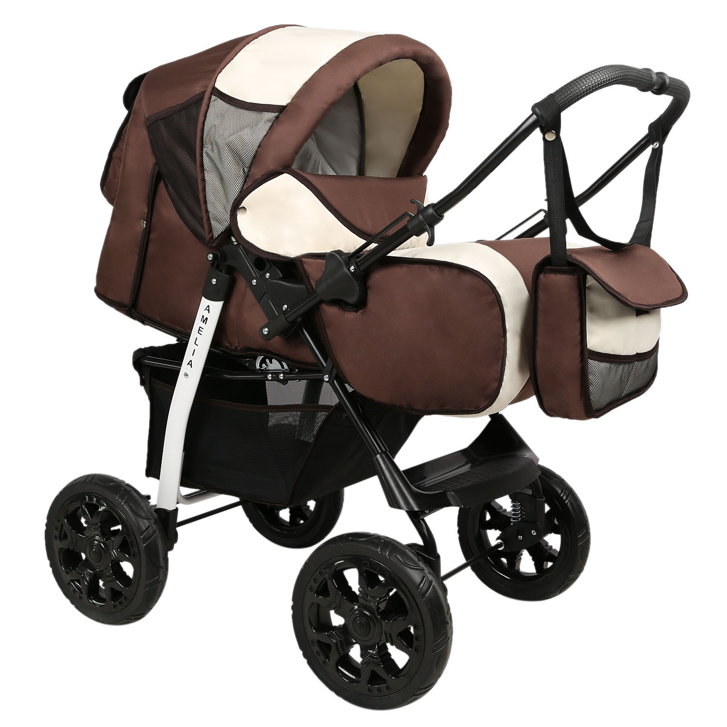 Коляска трансформер alis Amelia бежевый - фото 1