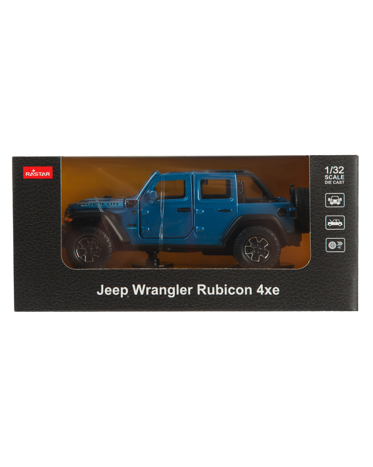 Внедорожник Rastar Jeep Wrangler Rubicon 4xe 1:32 64621 - фото 7