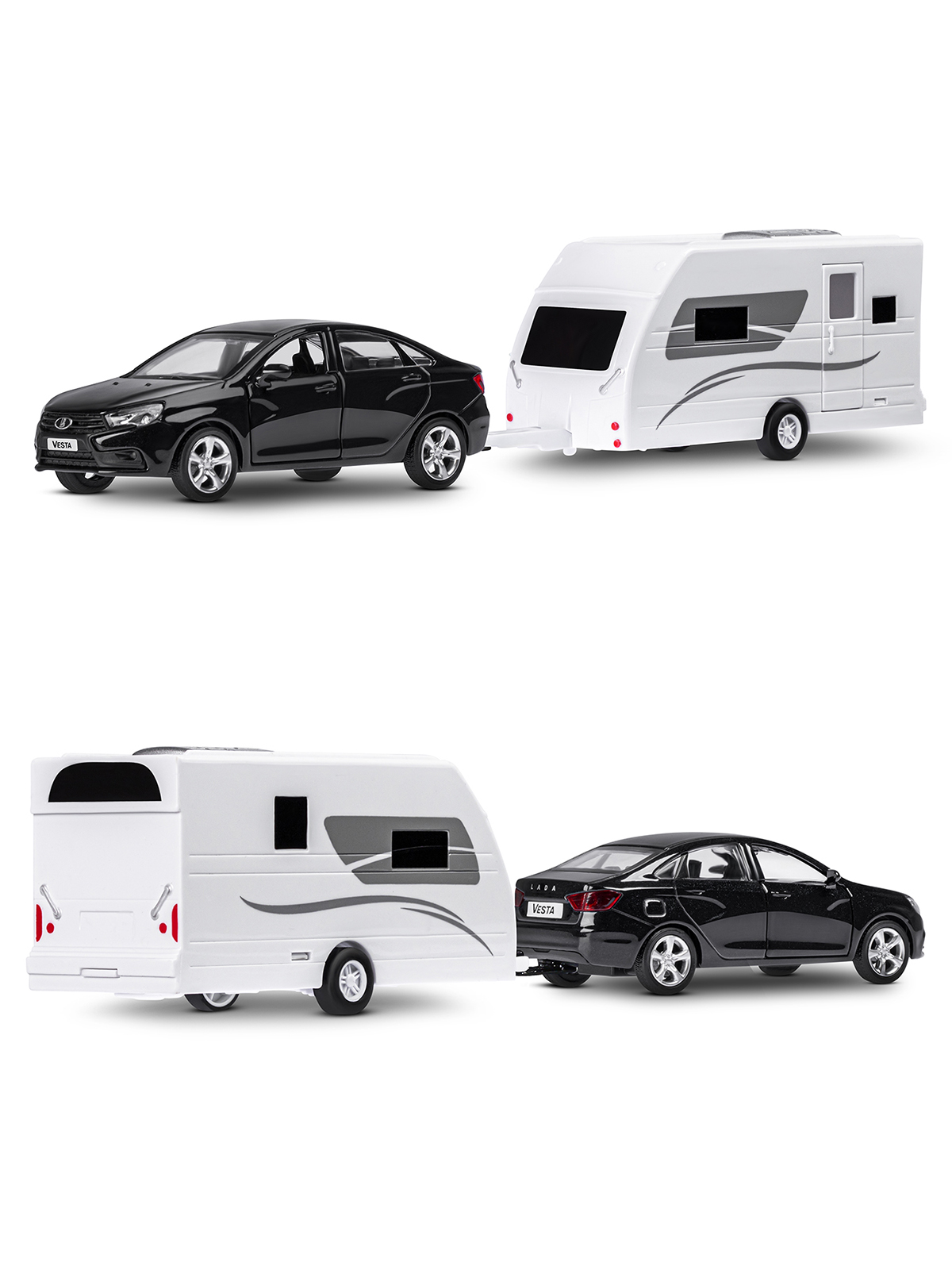 Автомобиль АВТОпанорама LADA Vesta 1:43 JB1251619 - фото 10
