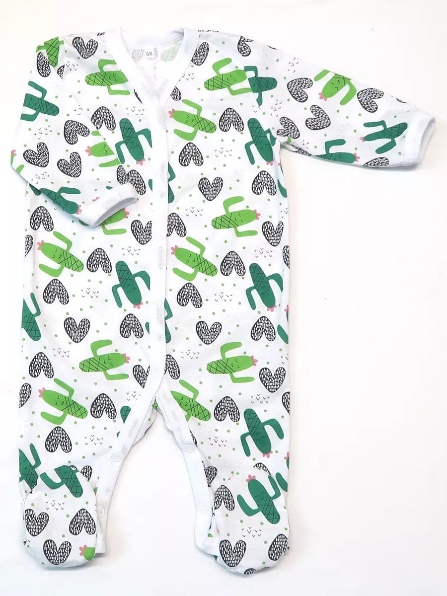 Комбинезон Рекантино 155-11 Салатовый Белый - фото 1