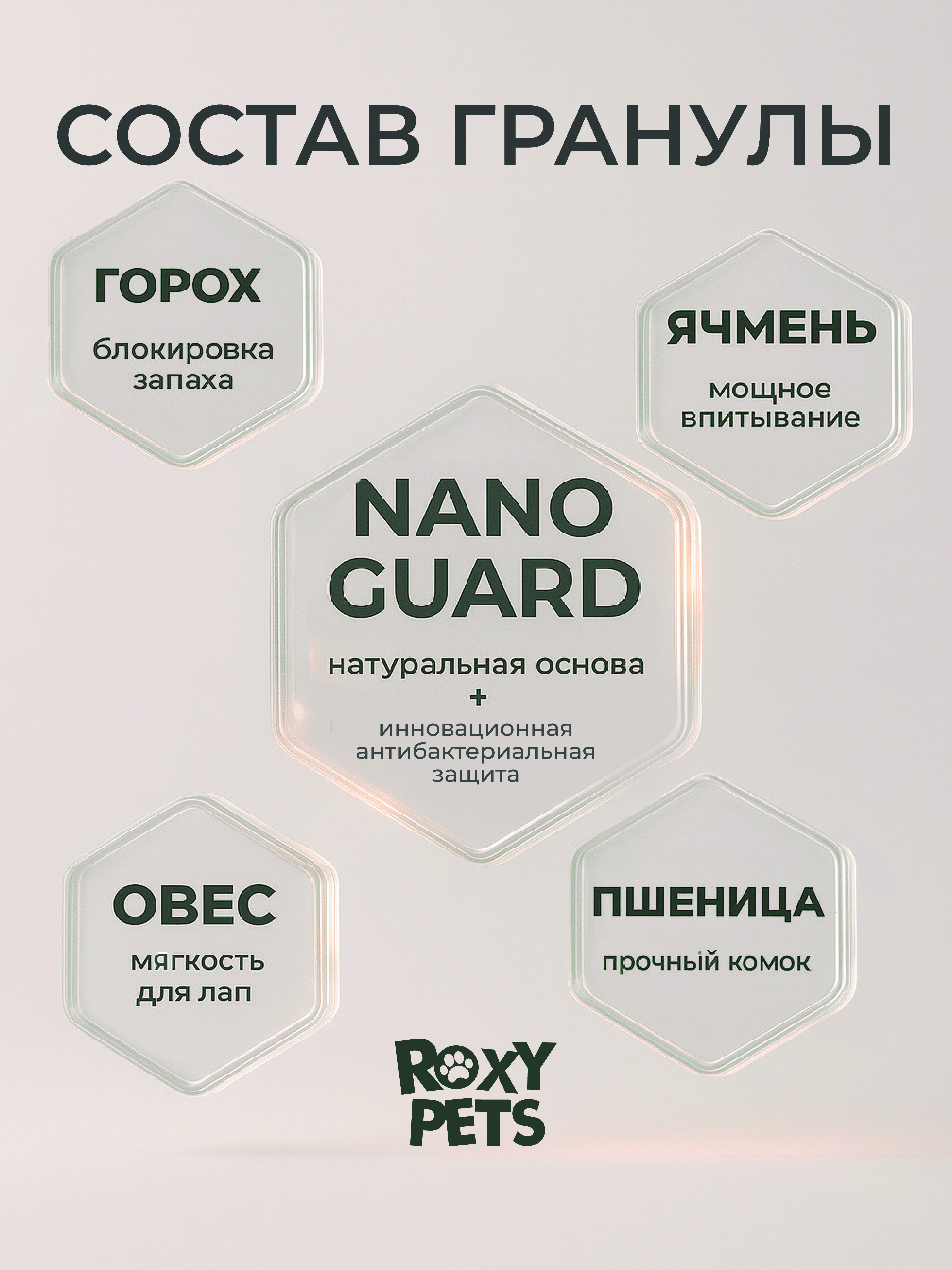 Наполнитель ROXY PETS 10 л комкующийся, растительный - фото 4