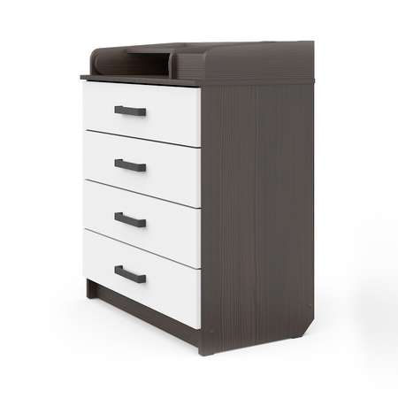 Пеленальный комод aton baby furniture Marvin бодега темная белый
